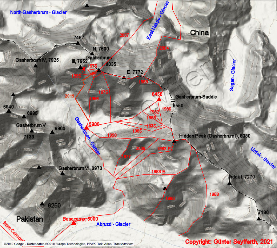 Gasherbrum I Geschichte